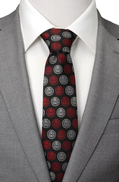 Shop Cufflinks, Inc Medallion Silk Blend Tie In Gray
