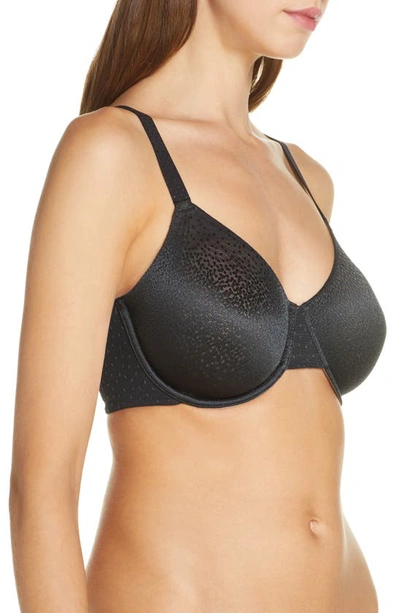 Wacoal Back Appeal Full-coverage Underwire Bra In Black