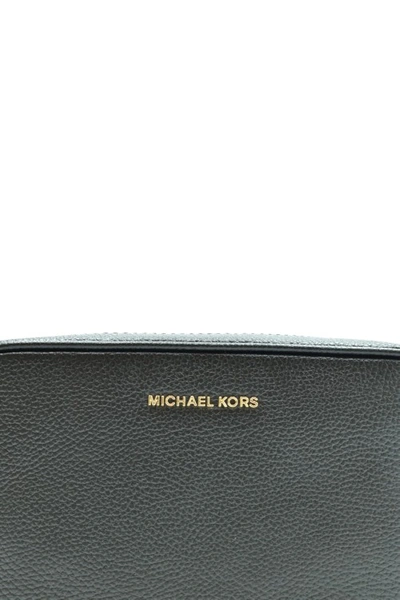 Shop Michael Kors Jet Set Shoulder Bag In Black