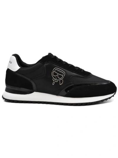 Shop Karl Lagerfeld Sleek Black Sneakers