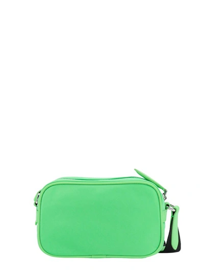 Shop Karl Lagerfeld Green Recycled Nylon Shoulder Bag