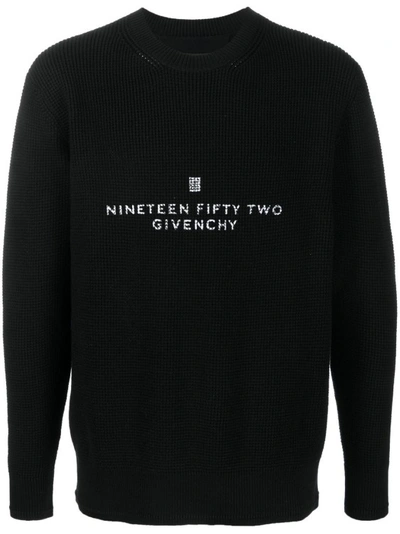 Shop Givenchy Black Cotton Sweater