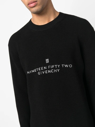 Shop Givenchy Black Cotton Sweater