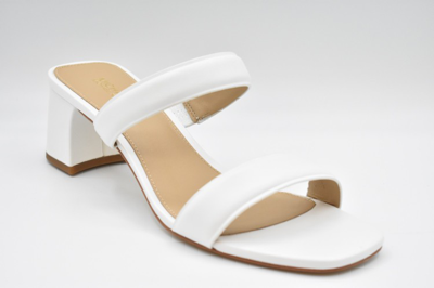 Shop Michael Kors White Pelle Sandals