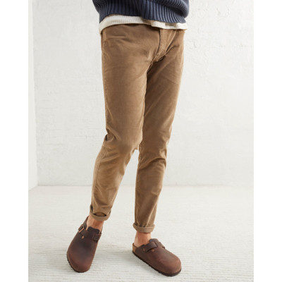 Shop Upwest Athletic Slim Cord Pant In Brown