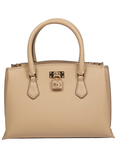 Michael Michael Kors Large Ruby Leather Tote Camel
