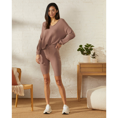 Shop Upwest Super-soft Sweater Short In Pink