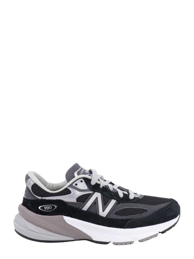 Shop New Balance Nylon And Suede Sneakers In Black