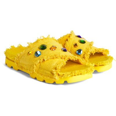 Shop Camperlab Unisex Sandals In Yellow