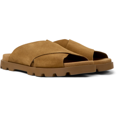 Camper Men Brutus Sandals In Brown