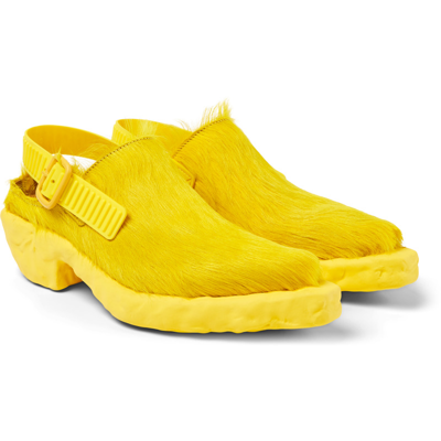 Shop Camperlab Unisex Formal Shoes In Yellow