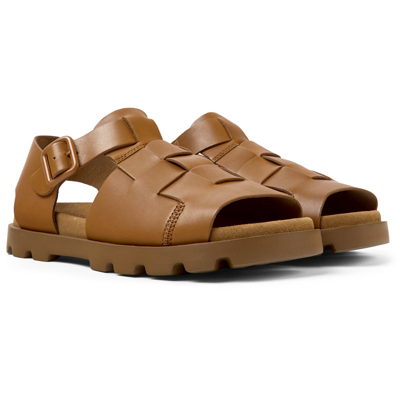 Shop Camper Sandals For Men In Brown