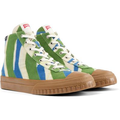 Camper Sneakers For Men In Green,blue,white