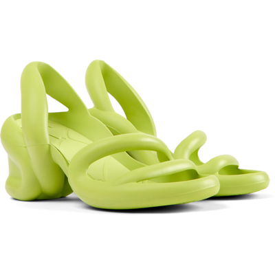 Camper Kobarah Sculpted Heels In Green