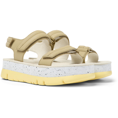 Camper Oruga Up Platform Sport Sandal In Beige
