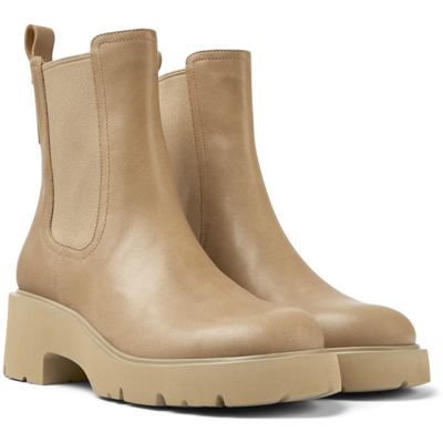 Camper Boots For Women In Beige