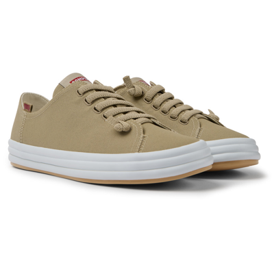 Camper Hoops Sneaker In Beige