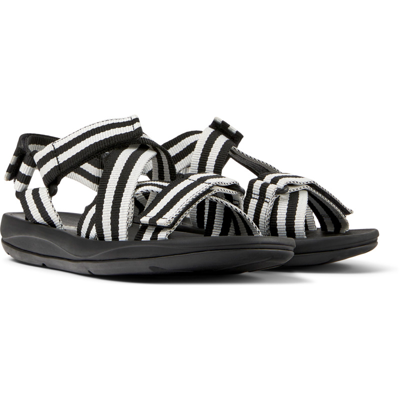 Camper Match Sandal In Black,white