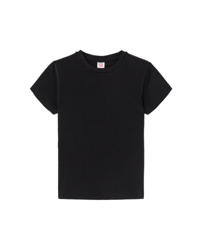 Shop Re/done 90s Baby Tee In Black