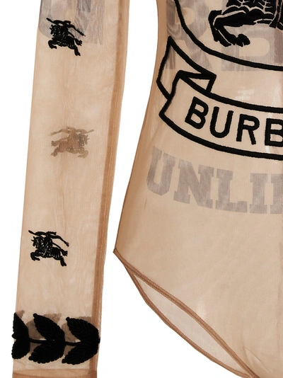 Shop Burberry 'el Derby' Bodysuit