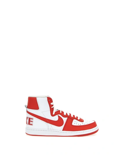 Shop Comme Des Garçons Homme Deux Terminator Sneakers Red