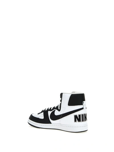 Shop Comme Des Garçons Homme Deux Terminator Sneakers White/black