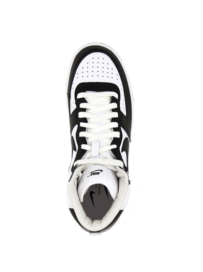 Shop Comme Des Garçons Homme Deux Terminator Sneakers White/black
