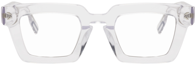 Shop Mcq By Alexander Mcqueen Transparent Square Sunglasses In 005 Crystal
