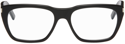 Shop Saint Laurent Black Sl 598 Glasses In Black-black-transpar