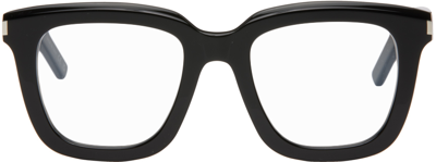 Shop Saint Laurent Black Sl 465 Glasses In 001 Black