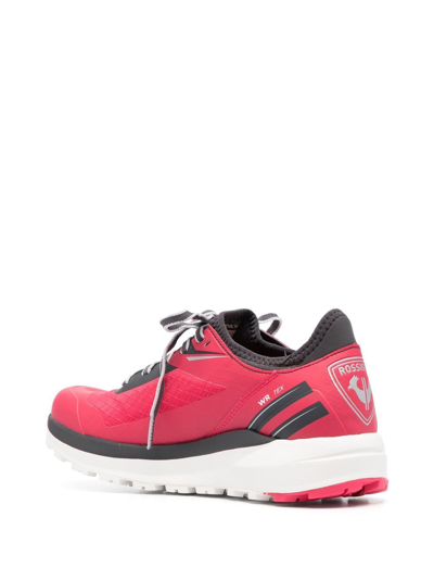 Shop Rossignol Logo-print Low-top Sneakers In Pink