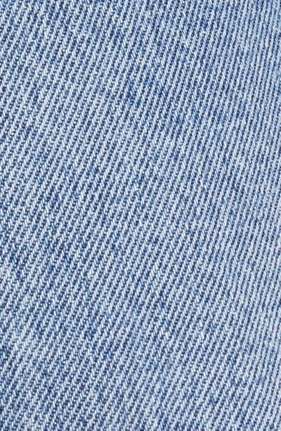 Alexander Wang Shorty Denim Shorts In Vintage Medium Indigo