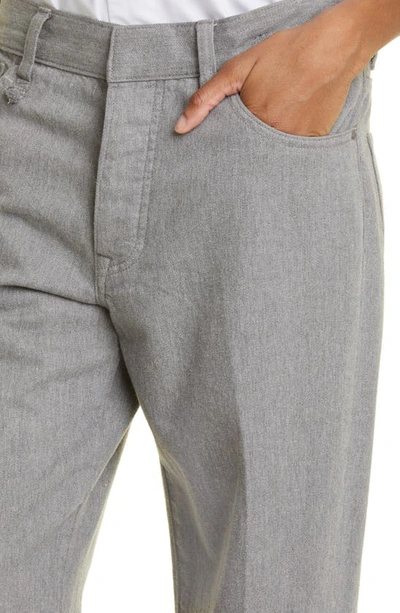 Shop R13 Lemmy Straight Leg Jeans In Stonewash Grey