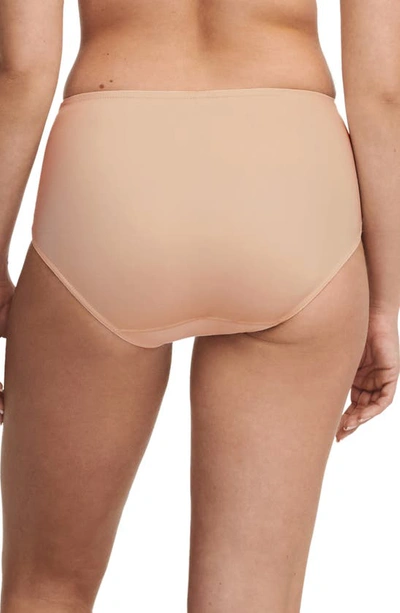 Chantelle Lingerie Every Curve High Waist Briefs In Beige Blush-1n