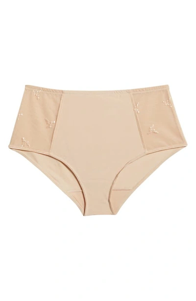 Chantelle Lingerie Every Curve High Waist Briefs In Beige Blush-1n