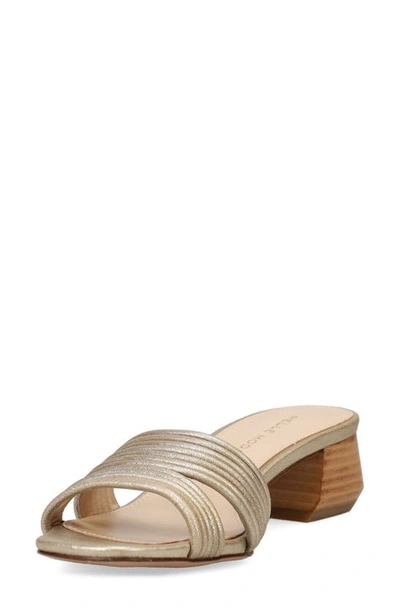 Shop Pelle Moda Innia Sandal In Platinum Gold