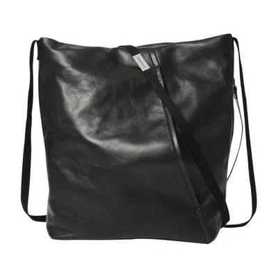 Shop Ann Demeulemeester Myra Right Side Pocket Bag In Black