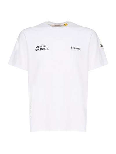 Cosmic format Alle sammen Moncler X Frgmnt T-shirt In White | ModeSens