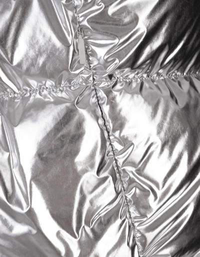Shop Moncler Silver Blavet Padded Gilet In Argento