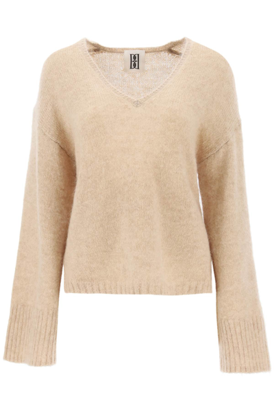 Shop By Malene Birger Wool And Mohair Cimone Sweater In Twill Beige (beige)
