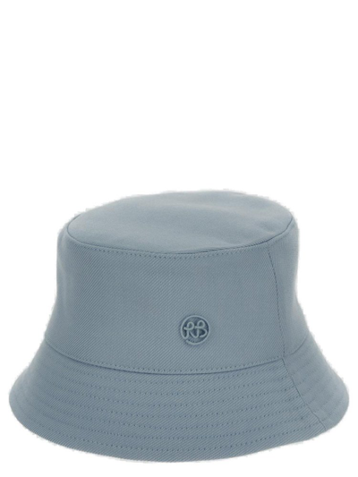 Shop Ruslan Baginskiy Logo Plaque Bucket Hat In Blue