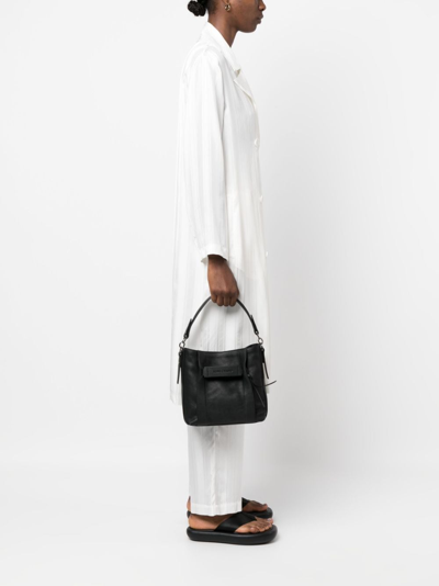 Shop Longchamp Small 3d Leather Crossbody Bag In Black