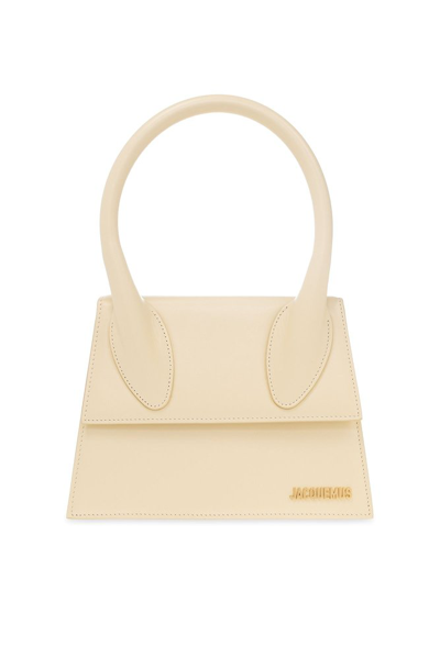 Shop Jacquemus Le Grand Chiquito Tote Bag In Beige