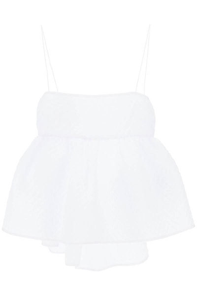 Cecilie Bahnsen Fine Shoulder Strap Halter-neck Style In White