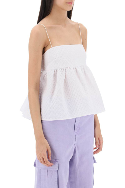 Cecilie Bahnsen Fine Shoulder Strap Halter-neck Style In White