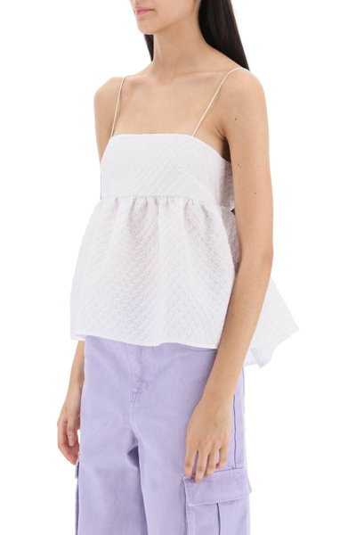 Cecilie Bahnsen Fine Shoulder Strap Halter-neck Style In White