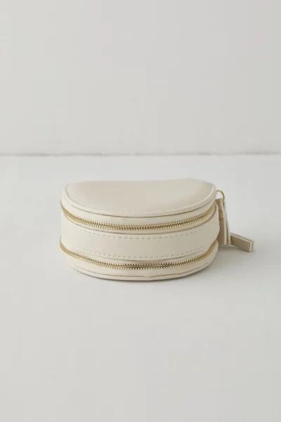 Shop Mele & Co Duo Mini Travel Jewelry Case In Ivory At Urban Outfitters