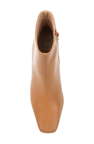 Shop Journee Collection Haylinn Square Toe Bootie In Tan