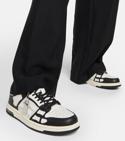 SKEL TOP皮革低帮运动鞋