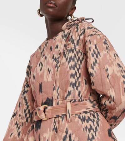 Ulla Johnson Arabella Printed Cotton Jacket In Multicoloured